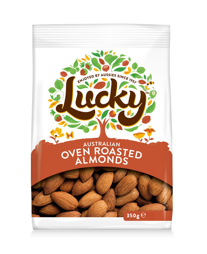 Lucky Almonds Oven Roasted 350g