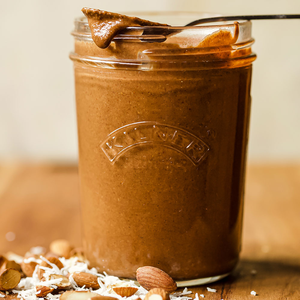 Toasted Coconut and Almond Chocolate butter